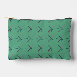 À Accessoires Pochette de voyage motif tapis d'aéroport vintage