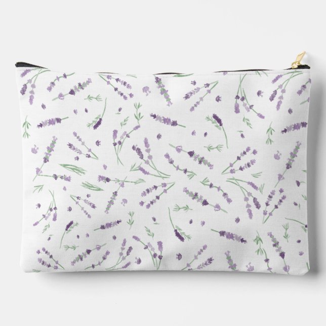 À Accessoires Pochette de zipper Lavender (Verso)