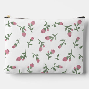 À Accessoires Pochette de Zipper Rosebud - Grande
