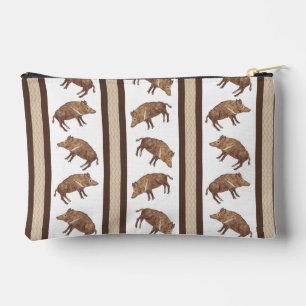 À Accessoires Pochette de Zipper Sauvage Boar