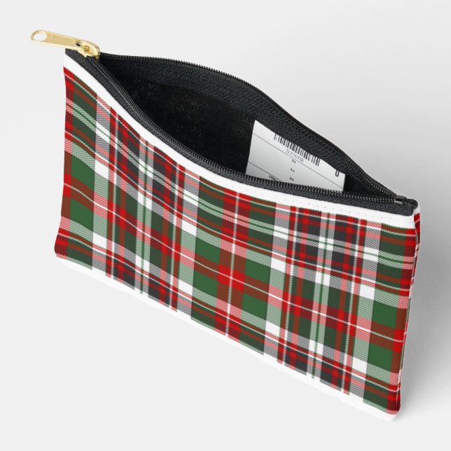 À Accessoires Pochette en Tartan de Dinard - Hiver (Ouvrir)