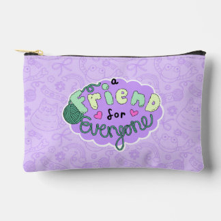 À Accessoires Pochette lavande "Un ami pour tout le monde"
