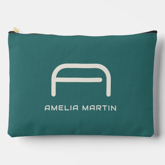 À Accessoires Pochette Monogramme Géométrique Alexandrite Modern (Recto)