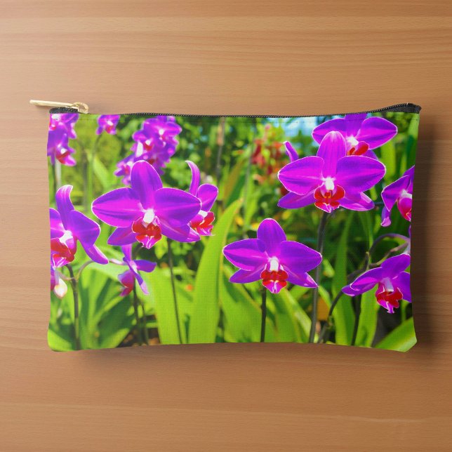 À Accessoires Pochette Orchidées Violettes (Créateur téléchargé)