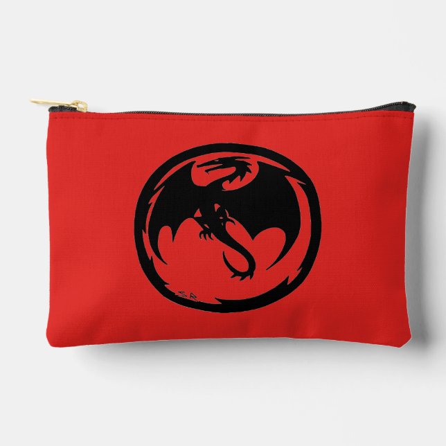 À Accessoires Pochette rouge Black Dragon (Recto)