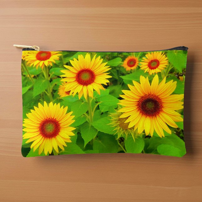 À Accessoires Pochette Tournesols (Créateur téléchargé)