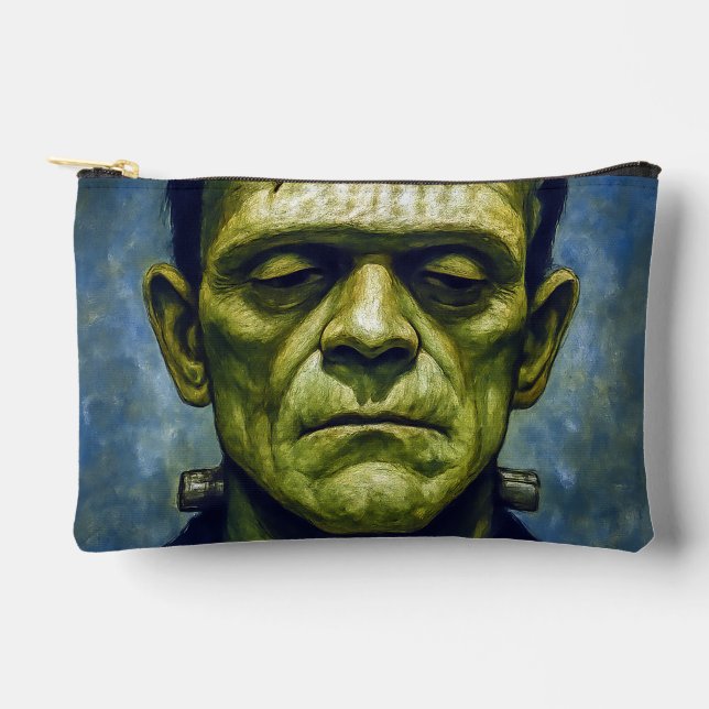 À Accessoires Pochette zippée Monstre de Frankenstein (Recto)