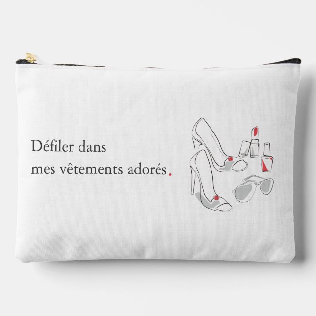 À Accessoires Talons hauts, lunettes de soleil : Pochette cosmét (Recto)