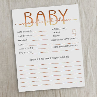 A Baby Is Brewing Coffee Baby Predictions & Advice