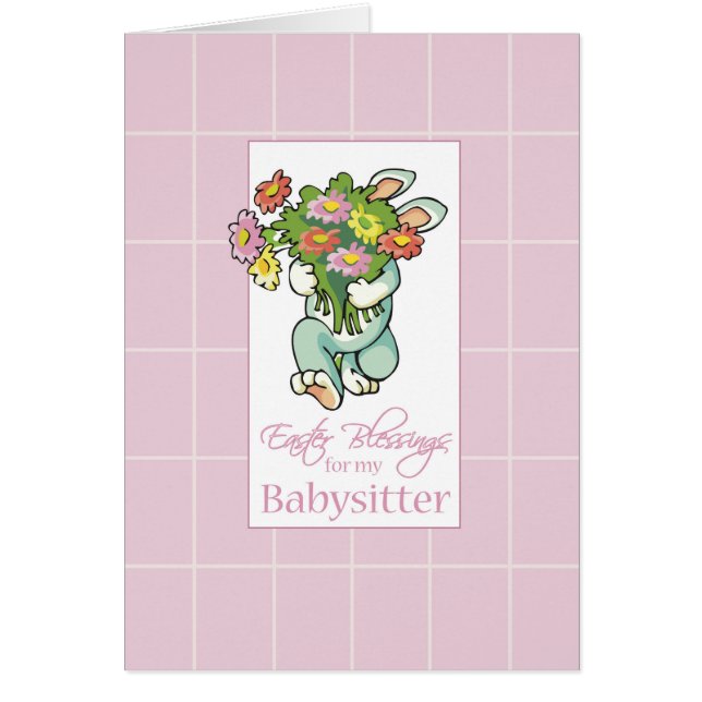 À Babysitter Bouquet de Bénédictions de Pâques (Devant)