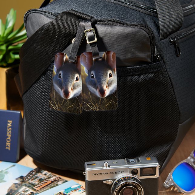 À Bagage Alerte Bilby Australien, étiquette de bagages (Recto & Verso)
