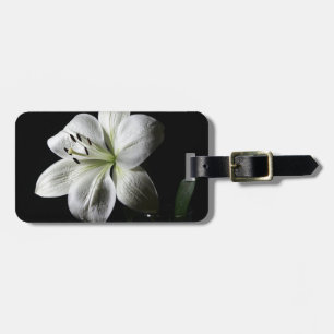 À Bagage Élégante étiquette Lily blanche