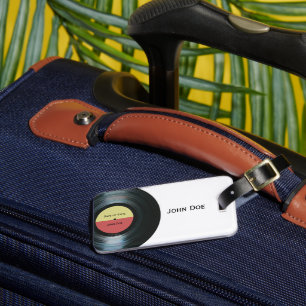 À Bagage Enregistrement de musique vinyle noir Étiquette ba