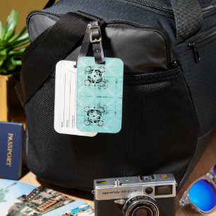 À Bagage Étiquette Abstraite de bagages pour plaisir spirit