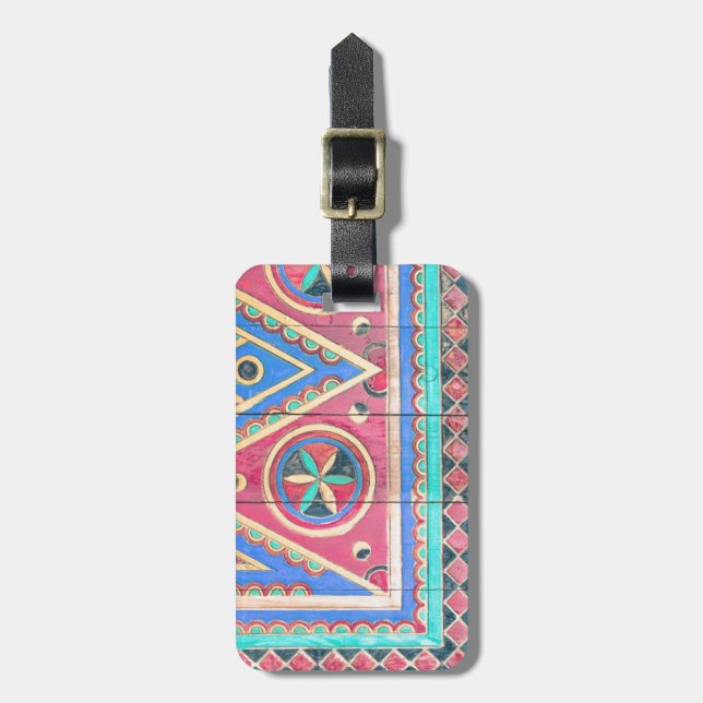 À Bagage Étiquette Arabe tribale de sac de voyage de porte (Devant Vertical)