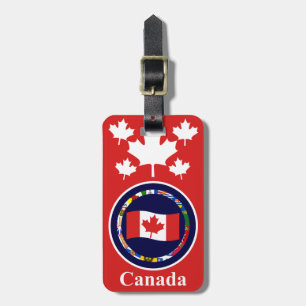 À Bagage Étiquette Canada 6 bagages (ajoutez votre adresse