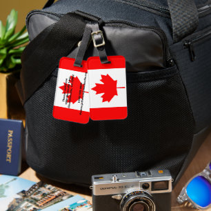 À Bagage Étiquette Canada bagages