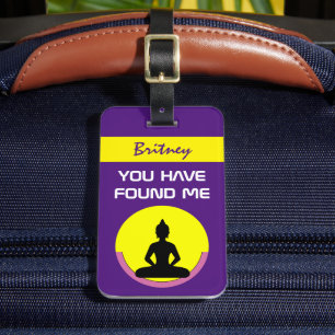 À Bagage Étiquette d'attention pour le sac personnalisé et