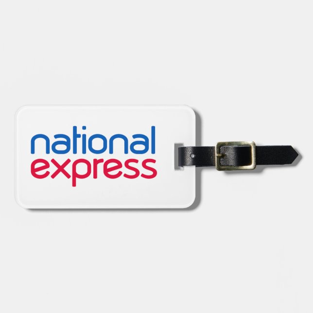 À Bagage Étiquette de bagages d'Express national (Devant horizontal)