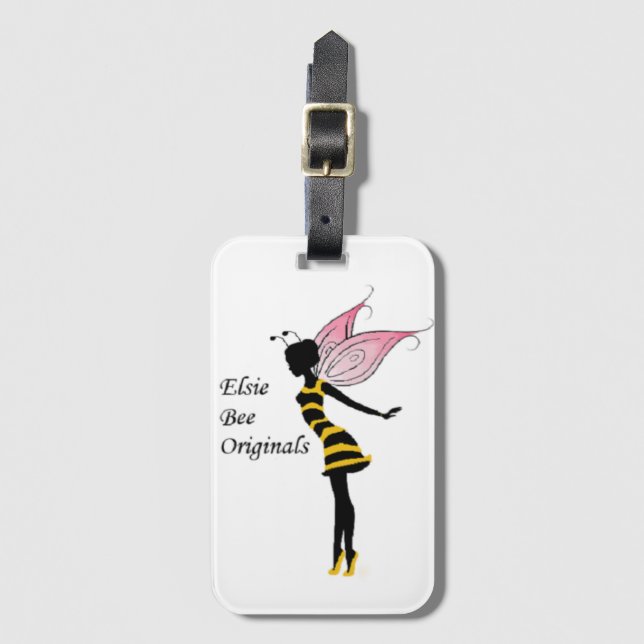 À Bagage Étiquette de bagages Elsie Bee (Devant Vertical)