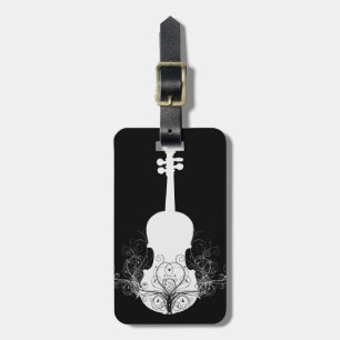 À Bagage Étiquette de Cadeau-Coque de violon