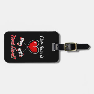 À Bagage Étiquette de la valentine de Gamer