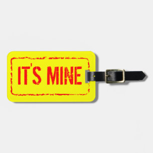 À Bagage Étiquette de lugage de voyage avec le signe de