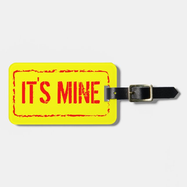 À Bagage Étiquette de lugage de voyage avec le signe de (Devant horizontal)