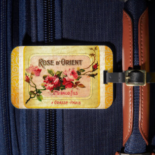 À Bagage Étiquette de parfum français vintage