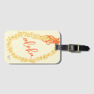 À Bagage Étiquette de sac de Puakenikeni Lei Aloha Hawaï