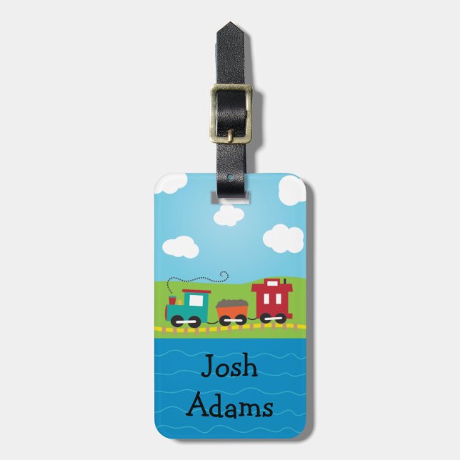 À Bagage Étiquette de sac de voyage de train (Devant Vertical)