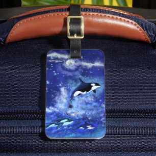 À Bagage Étiquette des bagages de la baleine tueuse