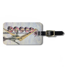 Étiquette des bagages Nevada Vintage Las Vegas