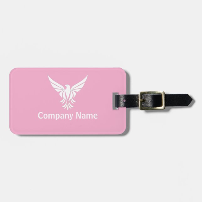 À Bagage Étiquette d'identification d'entreprise personnali (Devant horizontal)