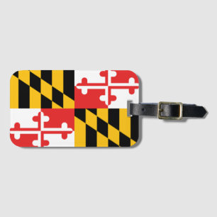 À Bagage Étiquette du drapeau du Maryland