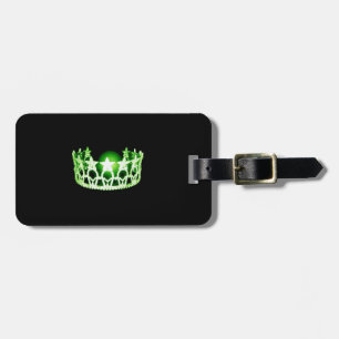 À Bagage Étiquette Miss USA Apple Green Crown