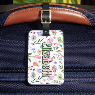 À Bagage Étiquette personnalisée pour sac d'école Fille Pap