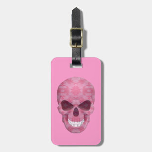 À Bagage Étiquette Pink Camouflage Skull Luggage