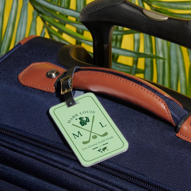À Bagage Étiquette verte d'identification personnalisée pou (Insitu Rectoal 1)