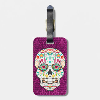 À Bagage Feliz Muertos - étiquette heureuse de coutume de