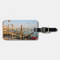 Gondole, Venise, Italie, Photographie, étiquette d