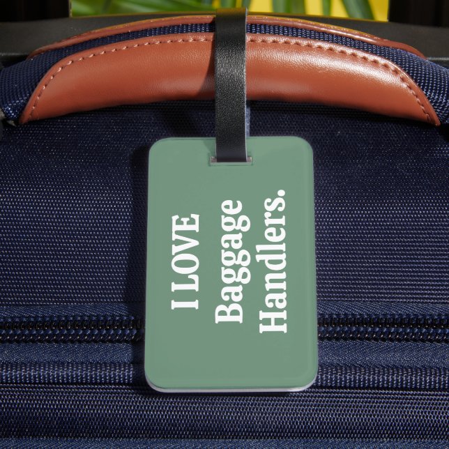 À Bagage J'aime les gestionnaires de bagages étiquette de b (Verso Insitu 4)