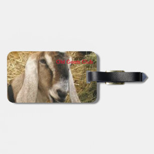 À Bagage Vieille étiquette de club de chèvres