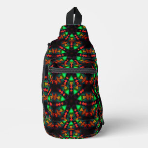 À Bandoulière Galactique Tribe Fire Medicine Roue Sling Sac