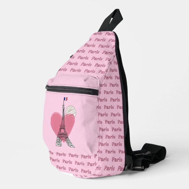 À Bandoulière Paris Eiffel Tour Design Sac (Coin droit)