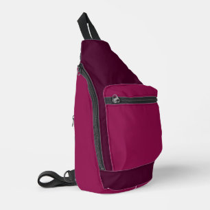 À Bandoulière Sac banane 'Couleur Raisin'