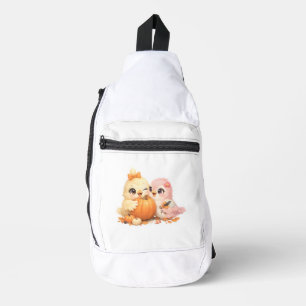 À Bandoulière Sac banane Halloween Bird Friends