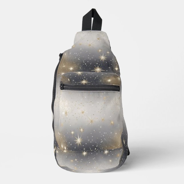 À Bandoulière Sac d'élingue métallique étourdissant (Recto)