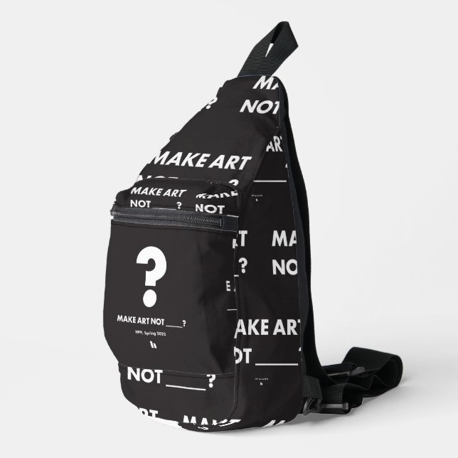 À Bandoulière Sac HPP FAIRE DE L'ART PAS _____? (Coin droit)