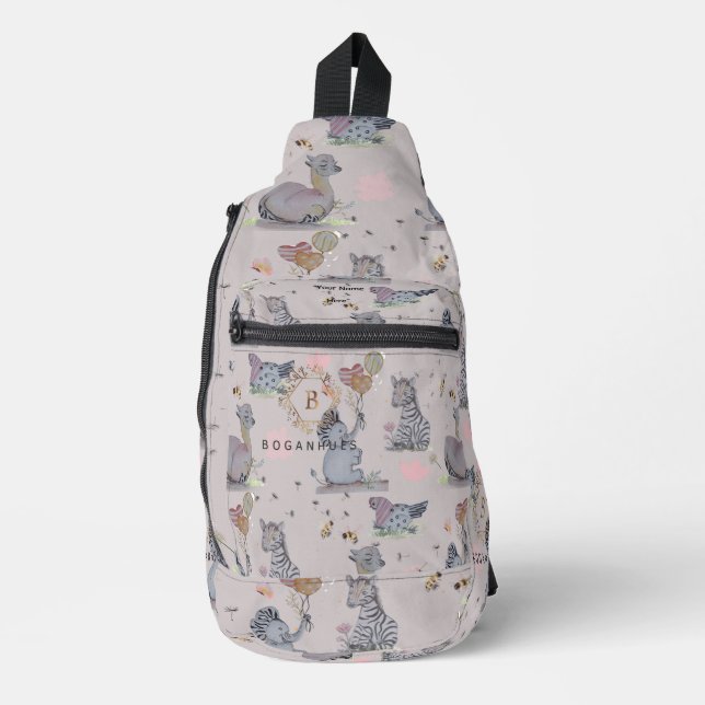 À Bandoulière Sac Imprimé Coupé Coudre (Recto)